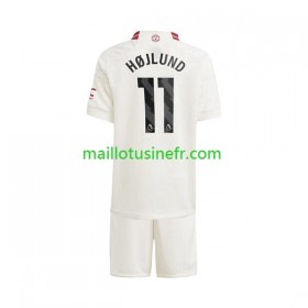 Maillot de Foot Manchester United Rasmus Hojlund 11 Troisième 2023-24 - Enfant